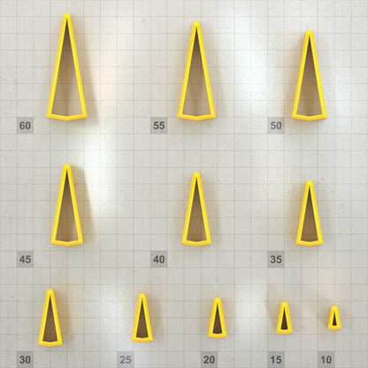 Kite Slim - Set of 11 Clay Cutters Plastic Cutters SweetyBijou Tools   