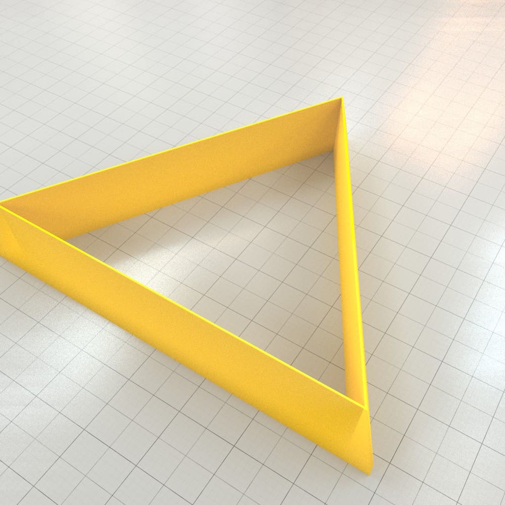 Triangle - Set of 11 Polymer Clay Cutters Plastic Cutters SweetyBijou Tools   