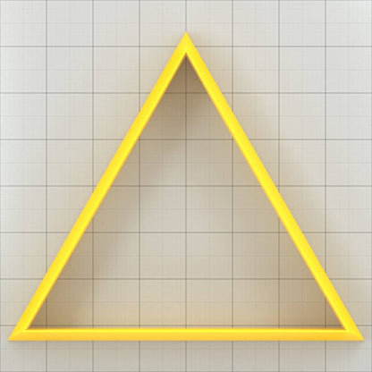 Triangle - Set of 11 Polymer Clay Cutters Plastic Cutters SweetyBijou Tools   