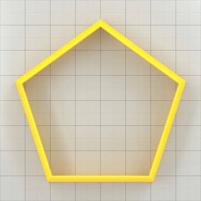 Pentagon - Set of 11 Polymer Clay Cutters Plastic Cutters SweetyBijou Tools   