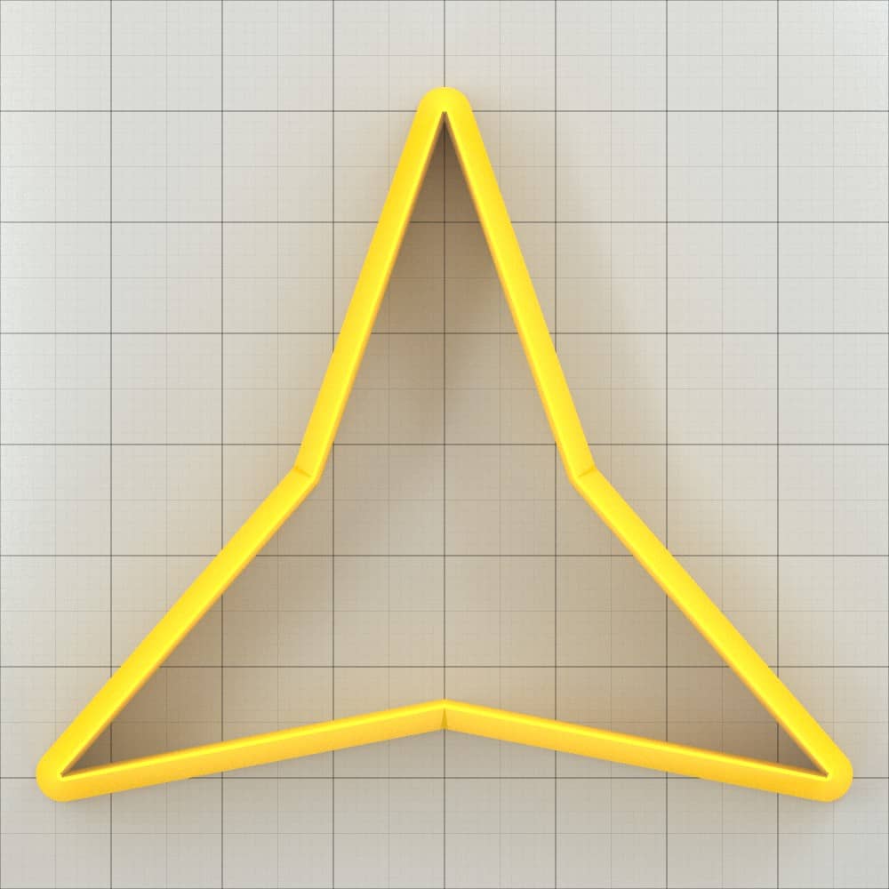 Star 3-Pointed - Set of 11 Clay Cutters Plastic Cutters SweetyBijou Tools   