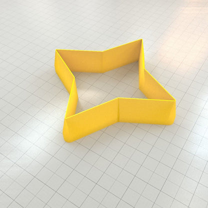 Star 4-Pointed, Wide - Set of 11 Clay Cutters Plastic Cutters SweetyBijou Tools   