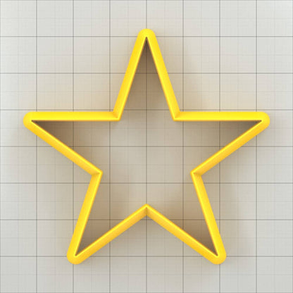 Star 5-Pointed, Tiny - Set of 11 Clay Cutters Plastic Cutters SweetyBijou Tools   