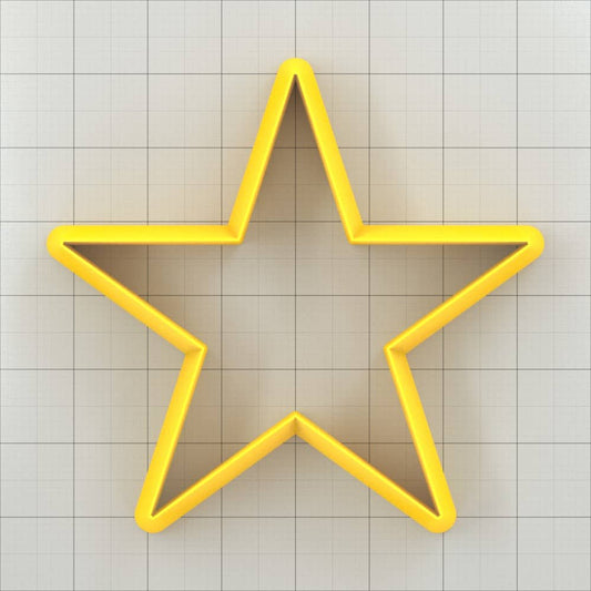 Star 5-Pointed, Tiny - Set of 11 Clay Cutters Plastic Cutters SweetyBijou Tools   