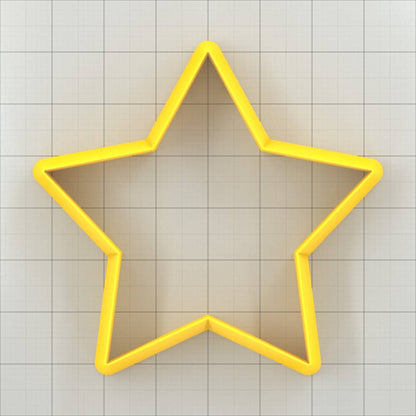 Star 5-Pointed - Set of 11 Polymer Clay Cutter Plastic Cutters SweetyBijou Tools   