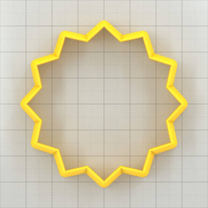 Star 12-Pointed - Set of 11 Polymer Clay Cutter Plastic Cutters SweetyBijou Tools   