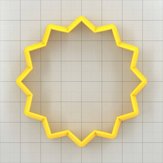 Star 12-Pointed - Set of 11 Polymer Clay Cutter Plastic Cutters SweetyBijou Tools   