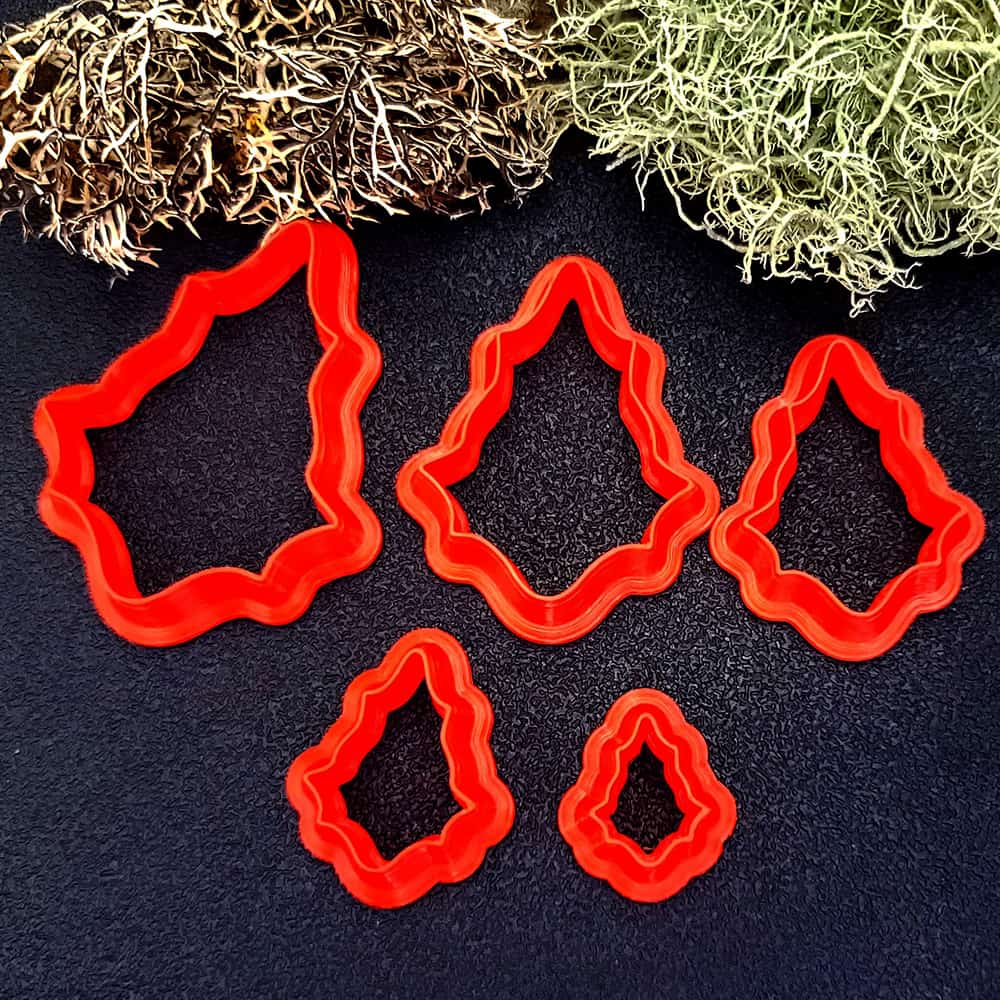 Wave-Edged Heart Clay Cutter Plastic Cutters SweetyBijou Tools   