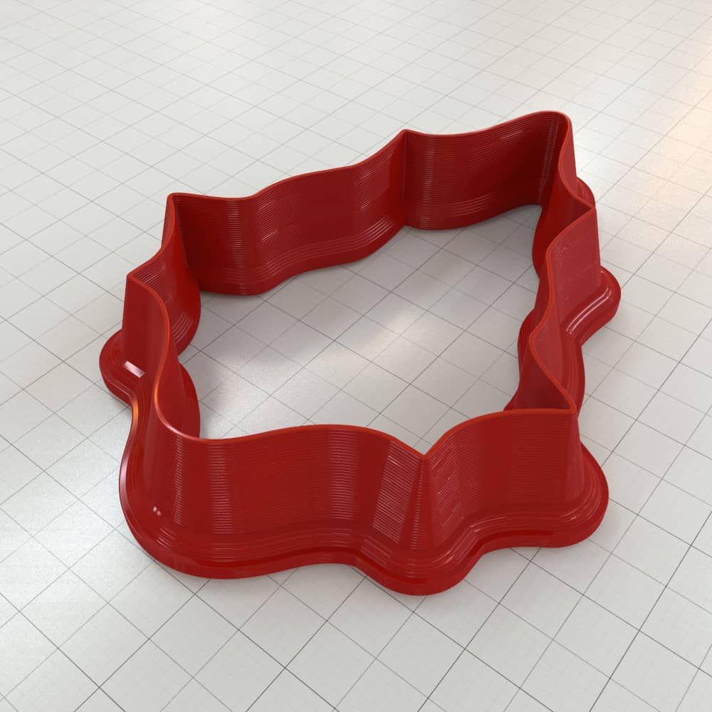 Wave-Edged Heart Clay Cutter Plastic Cutters SweetyBijou Tools   