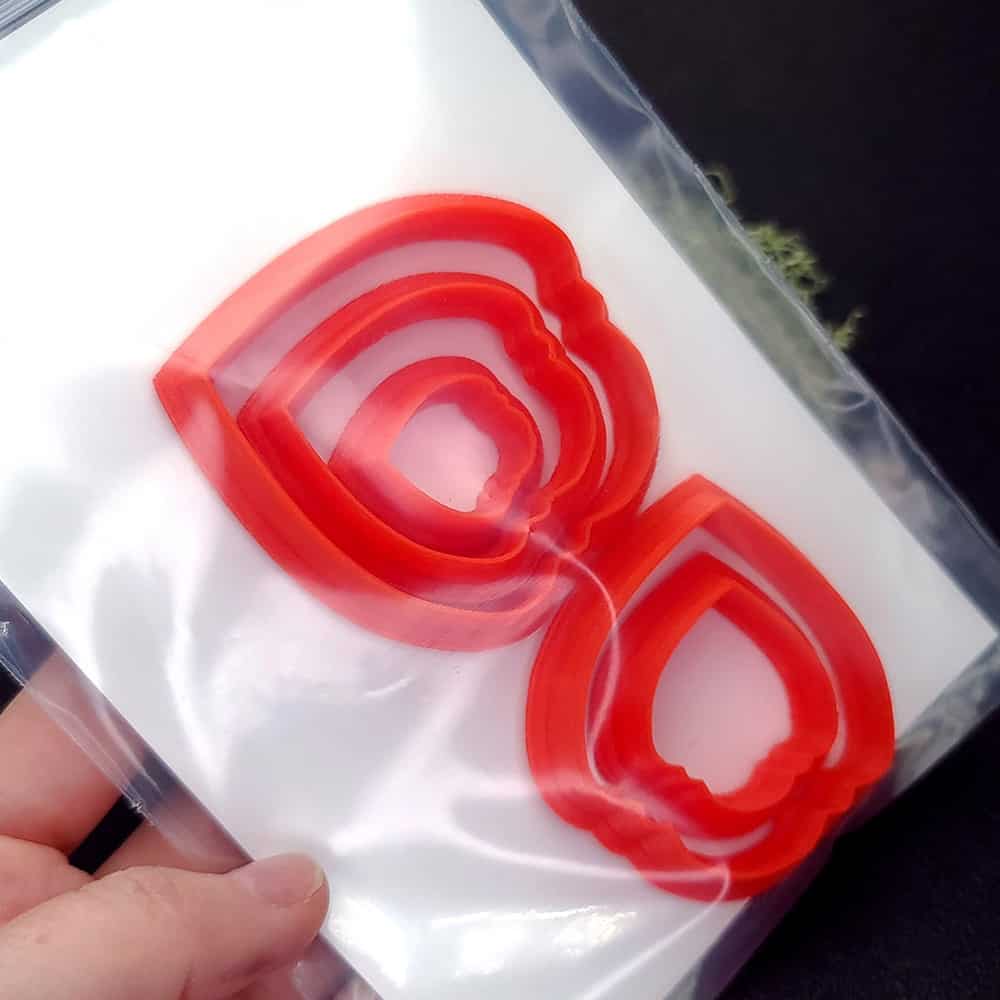 Wavy Heart Clay Cutter Plastic Cutters SweetyBijou Tools   