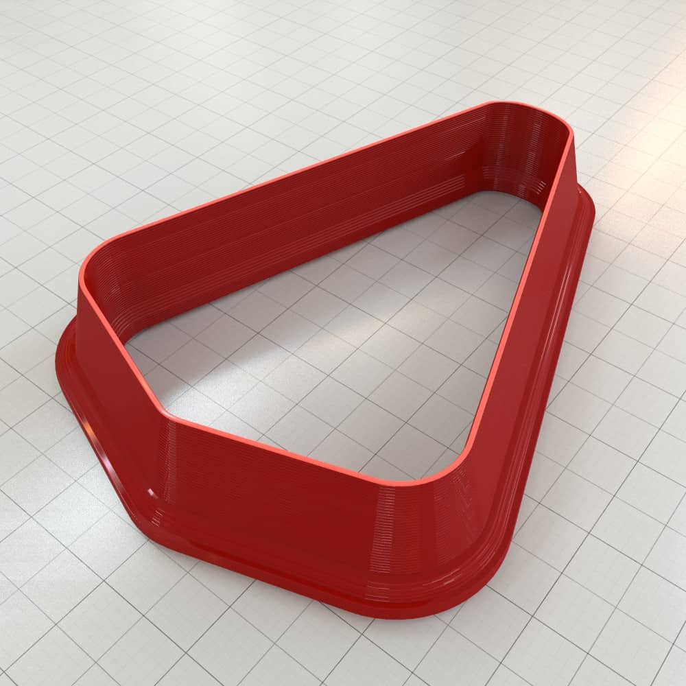 Sleek Triangle Clay Cutter Plastic Cutters SweetyBijou Tools   