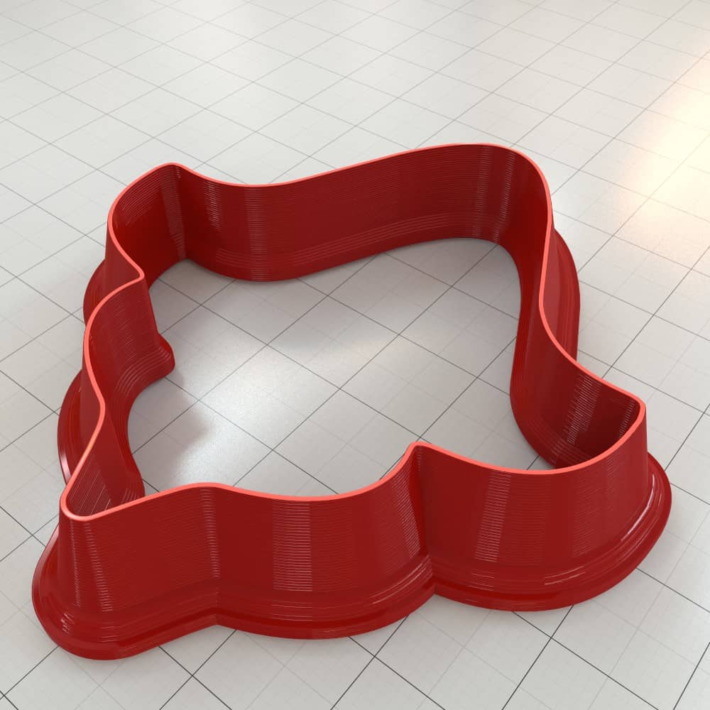 Distinctive Heart-Shaped Clay Cutter Plastic Cutters SweetyBijou Tools   