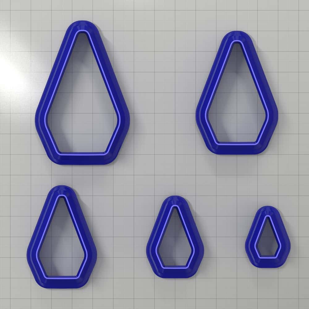 Drops Clay Cutters #11 Plastic Cutters SweetyBijou Tools   