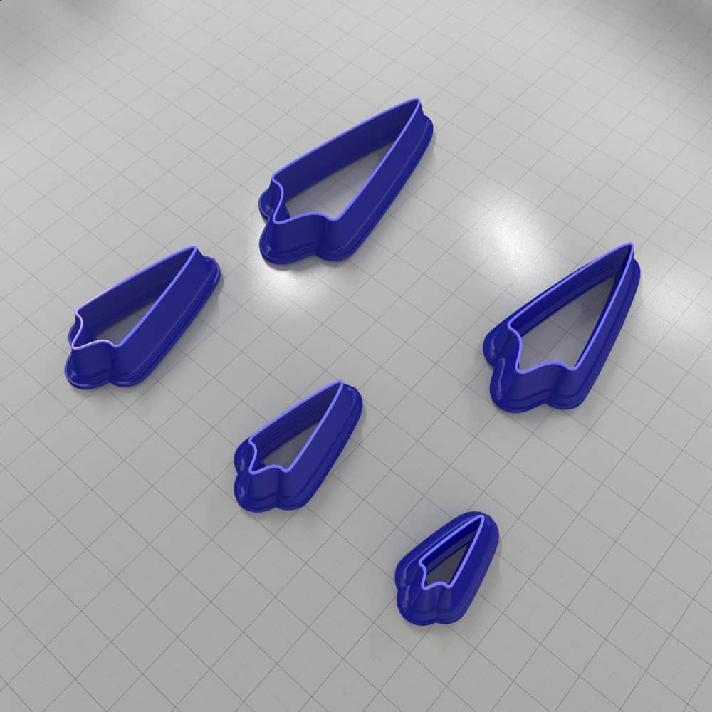 Drops Clay Cutters #21 Plastic Cutters SweetyBijou Tools   
