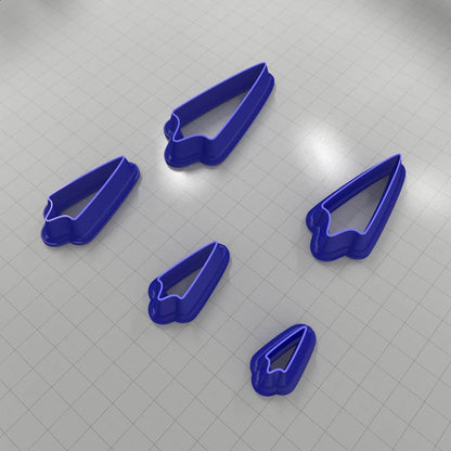 Drops Clay Cutters #21 Plastic Cutters SweetyBijou Tools   