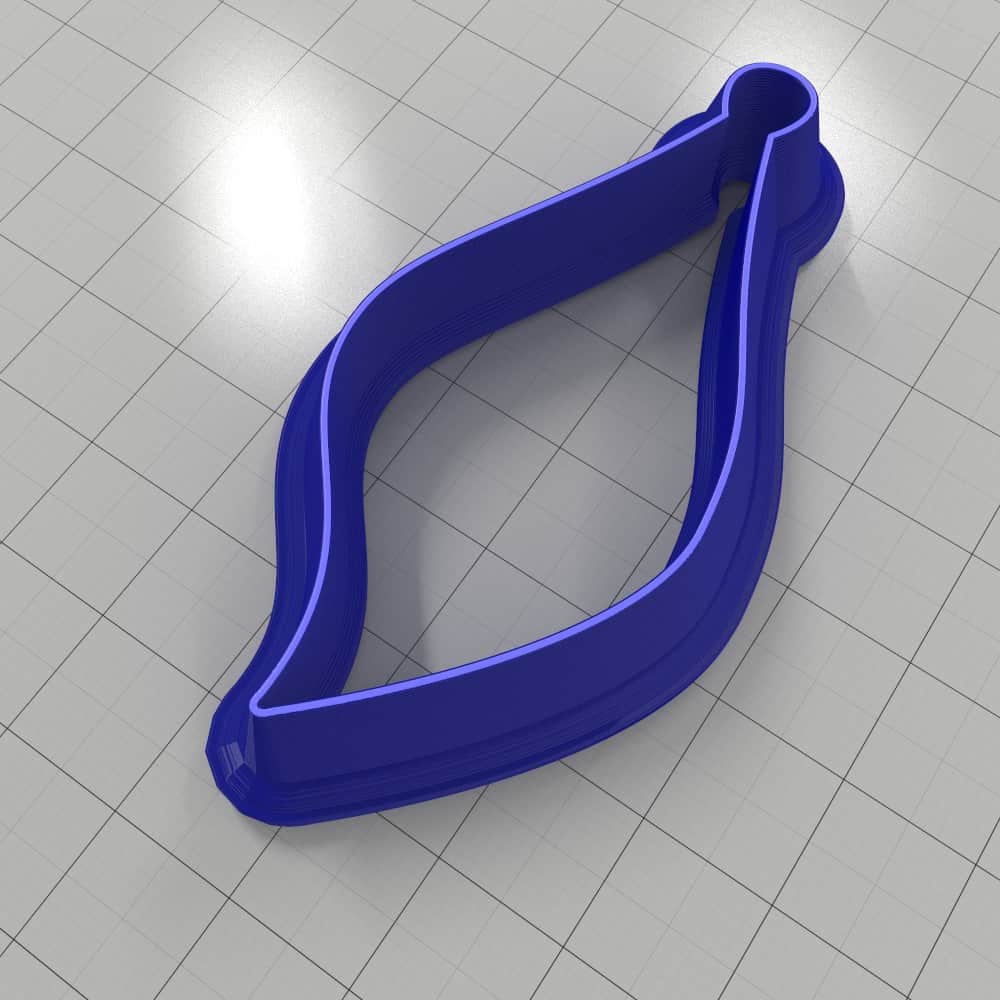 Drops Clay Cutters #22 Left Plastic Cutters SweetyBijou Tools   