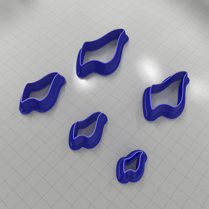 Drops Clay Cutters #27 Right Plastic Cutters SweetyBijou Tools   