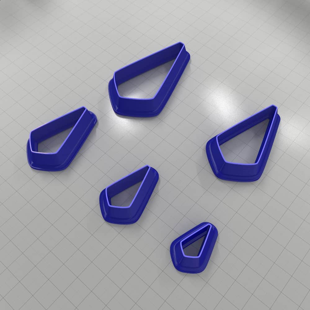 Drops Clay Cutters #35 Plastic Cutters SweetyBijou Tools   