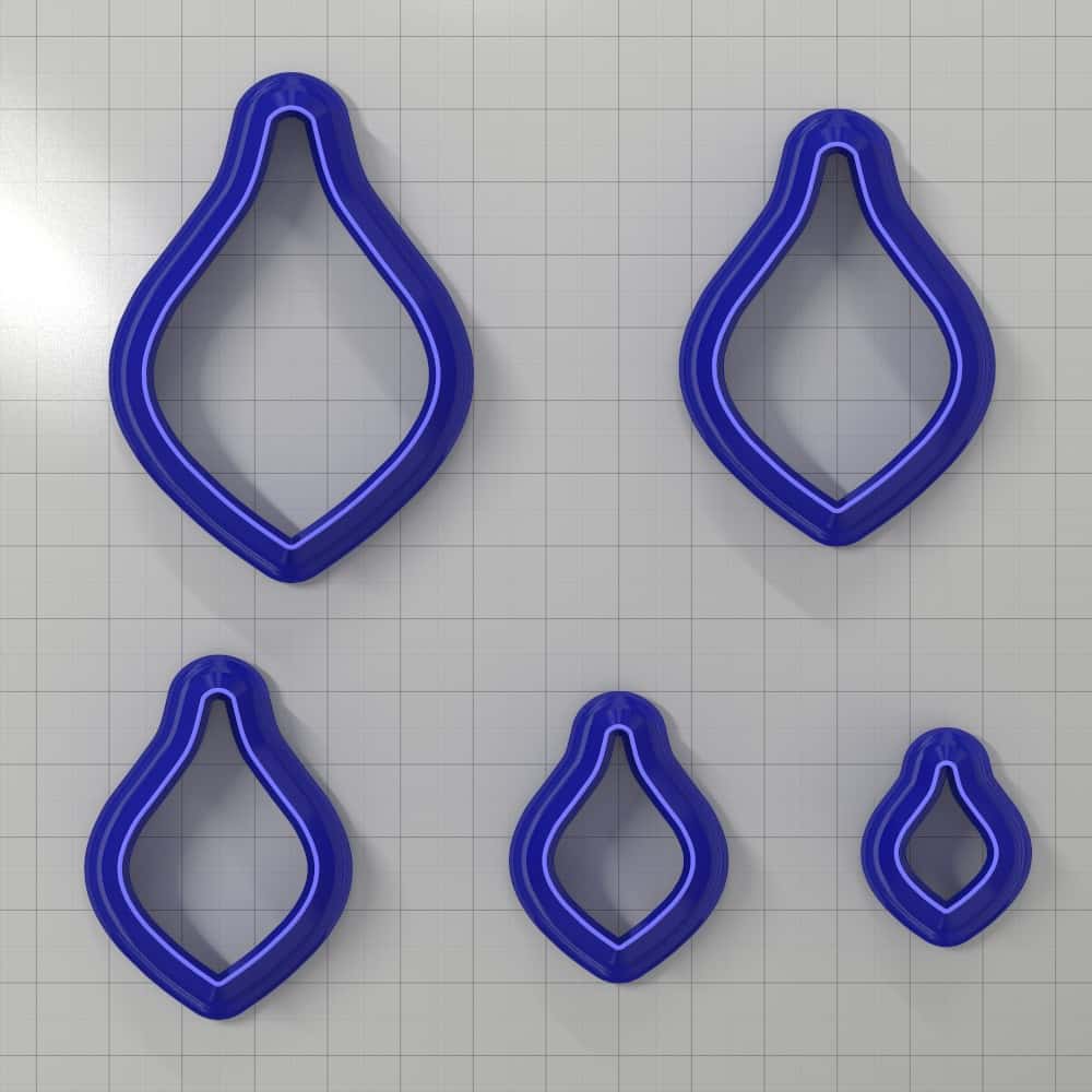 Drops Clay Cutters #39 Plastic Cutters SweetyBijou Tools   
