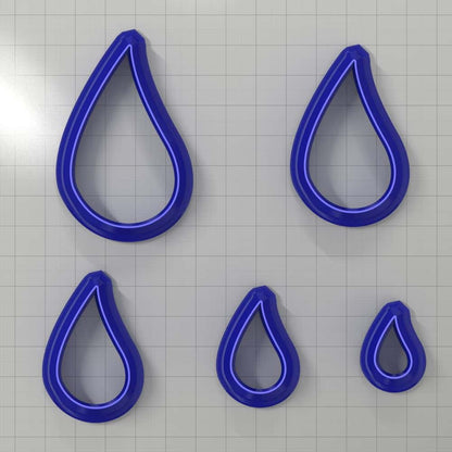 Drops Clay Cutters #48 Left Plastic Cutters SweetyBijou Tools   