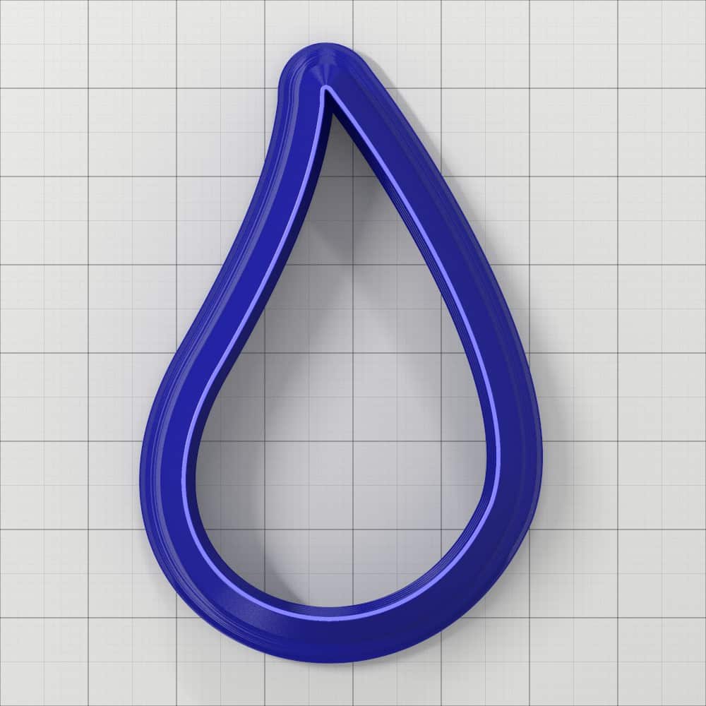 Drops Clay Cutters #48 Right Plastic Cutters SweetyBijou Tools   