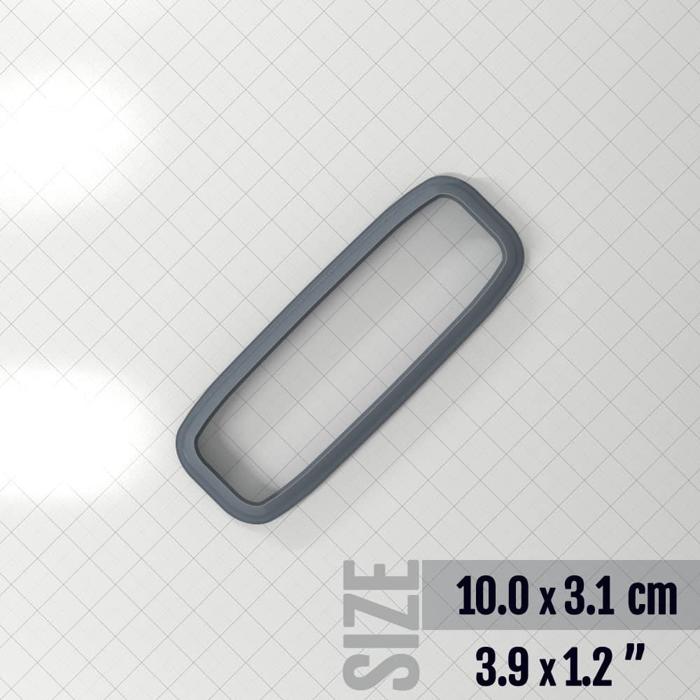 Bracelet #2 - Clay Cutter Plastic Cutters SweetyBijou Tools 10.0 x 3.1 cm  