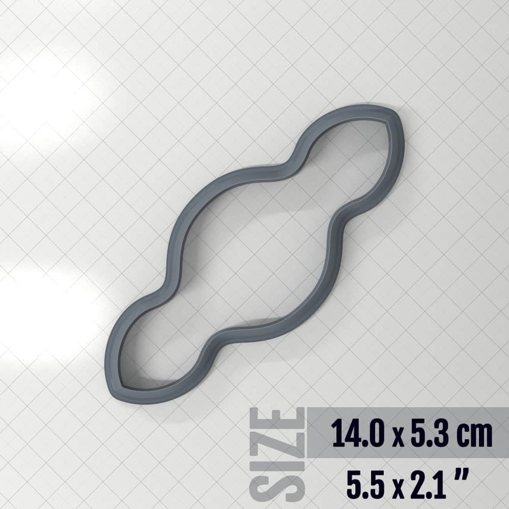 Bracelet #3 - Cutters for Polymer Clay Plastic Cutters SweetyBijou Tools 14.0 x 5.3 cm  