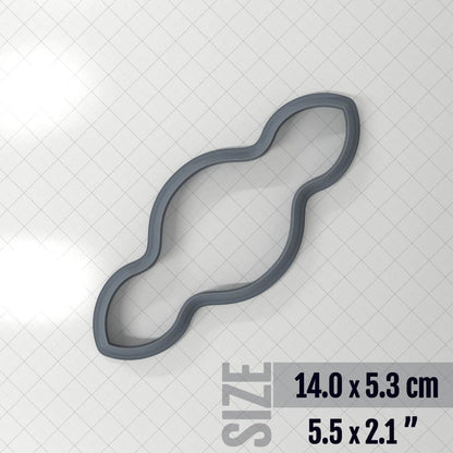 Bracelet #3 - Cutters for Polymer Clay Plastic Cutters SweetyBijou Tools 14.0 x 5.3 cm  