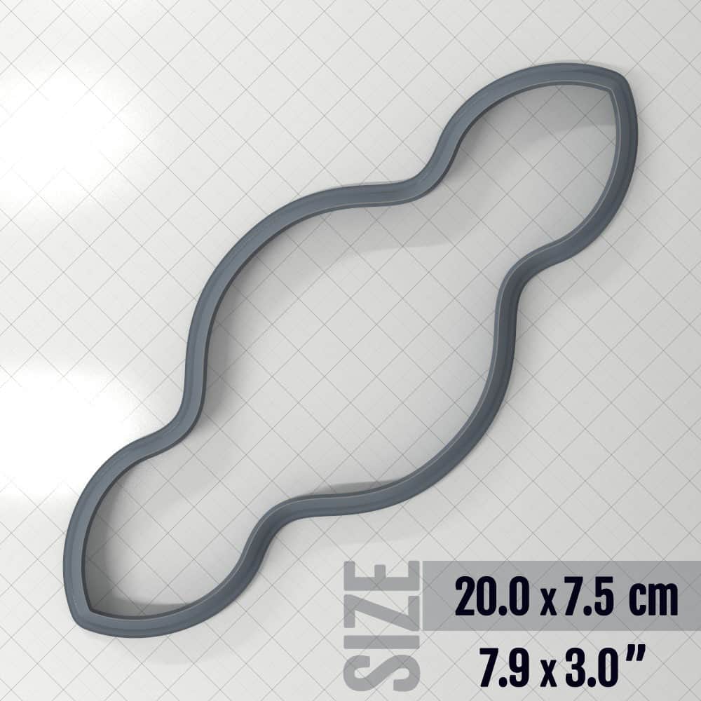 Bracelet #3 - Cutters for Polymer Clay Plastic Cutters SweetyBijou Tools 20.0 x 7.5 cm  