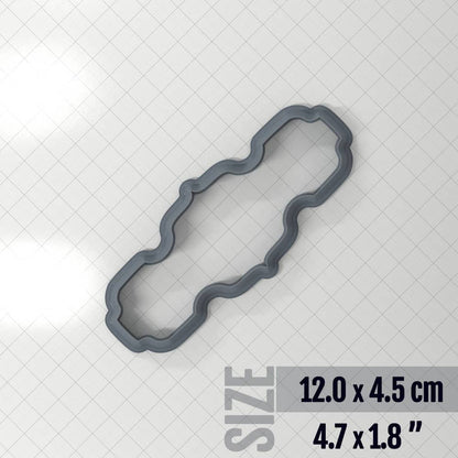 Bracelet #7 - Polymer Clay Cutter Plastic Cutters SweetyBijou Tools 12.0 x 4.5 cm  