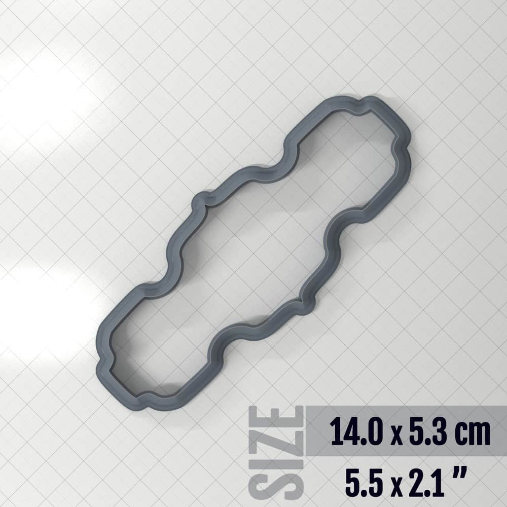 Bracelet #7 - Polymer Clay Cutter Plastic Cutters SweetyBijou Tools 14.0 x 5.3 cm  