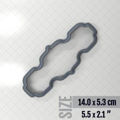 Bracelet #7 - Polymer Clay Cutter Plastic Cutters SweetyBijou Tools 14.0 x 5.3 cm  