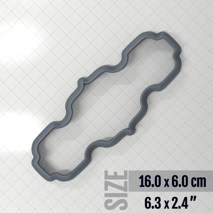 Bracelet #7 - Polymer Clay Cutter Plastic Cutters SweetyBijou Tools 16.0 x 6.0 cm  