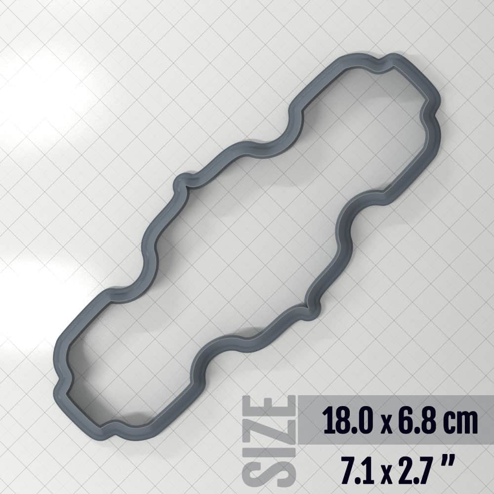 Bracelet #7 - Polymer Clay Cutter Plastic Cutters SweetyBijou Tools 18.0 x 6.8 cm  