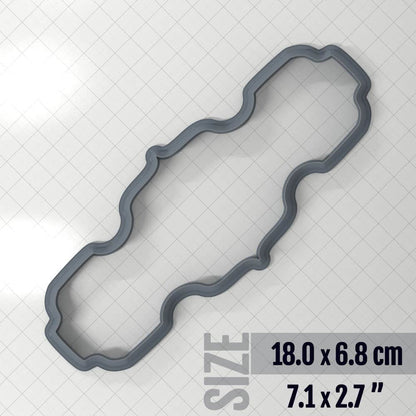 Bracelet #7 - Polymer Clay Cutter Plastic Cutters SweetyBijou Tools 18.0 x 6.8 cm  