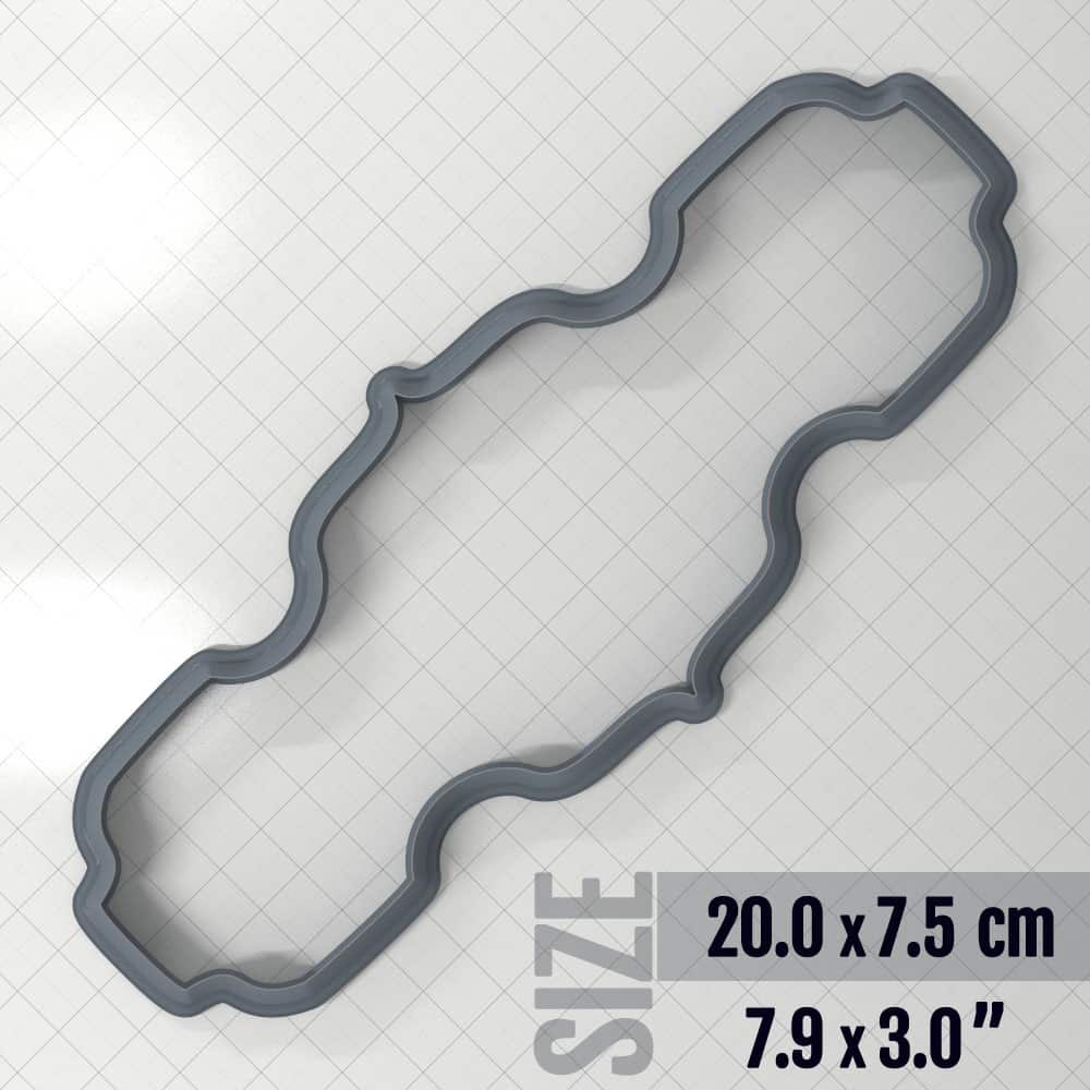 Bracelet #7 - Polymer Clay Cutter Plastic Cutters SweetyBijou Tools 20.0 x 7.5 cm  