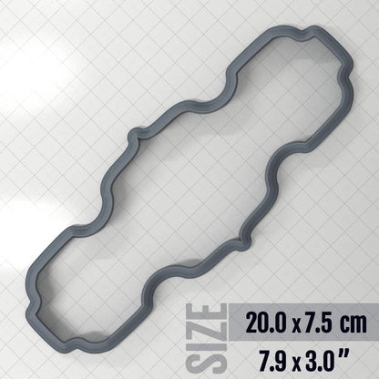 Bracelet #7 - Polymer Clay Cutter Plastic Cutters SweetyBijou Tools 20.0 x 7.5 cm  