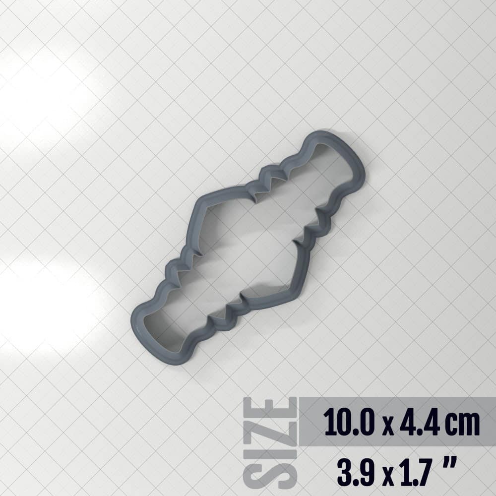 Bracelet #12 - Cutter for Polymer Clay Plastic Cutters SweetyBijou Tools 10.0 x 4.4 cm  