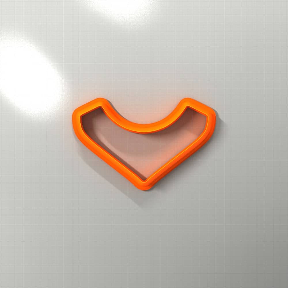 Necklace #2 - Polymer Clay Cutter Plastic Cutters SweetyBijou Tools 8 cm  