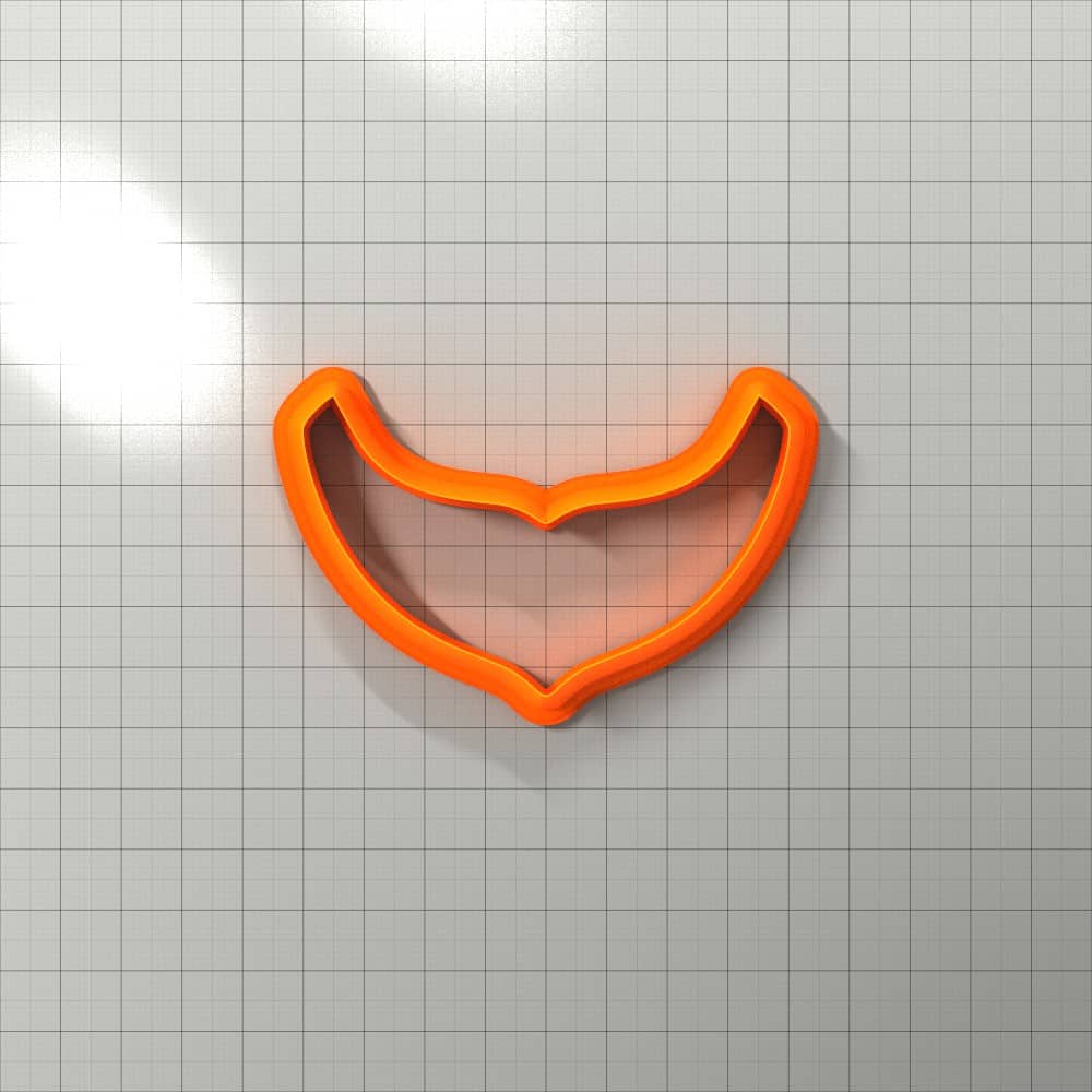 Statement necklace shape polymer clay cutter