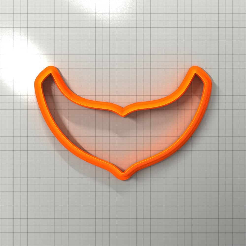 Statement necklace shape polymer clay cutter