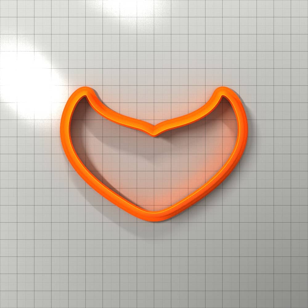 Statement necklace shape polymer clay cutter