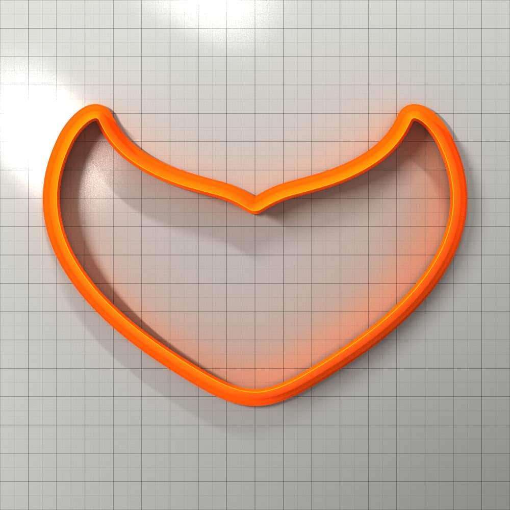 Statement necklace shape polymer clay cutter