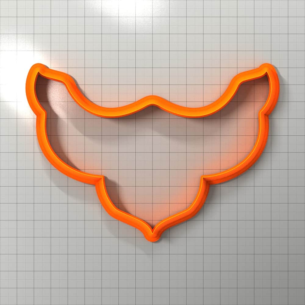 Statement necklace shape polymer clay cutter