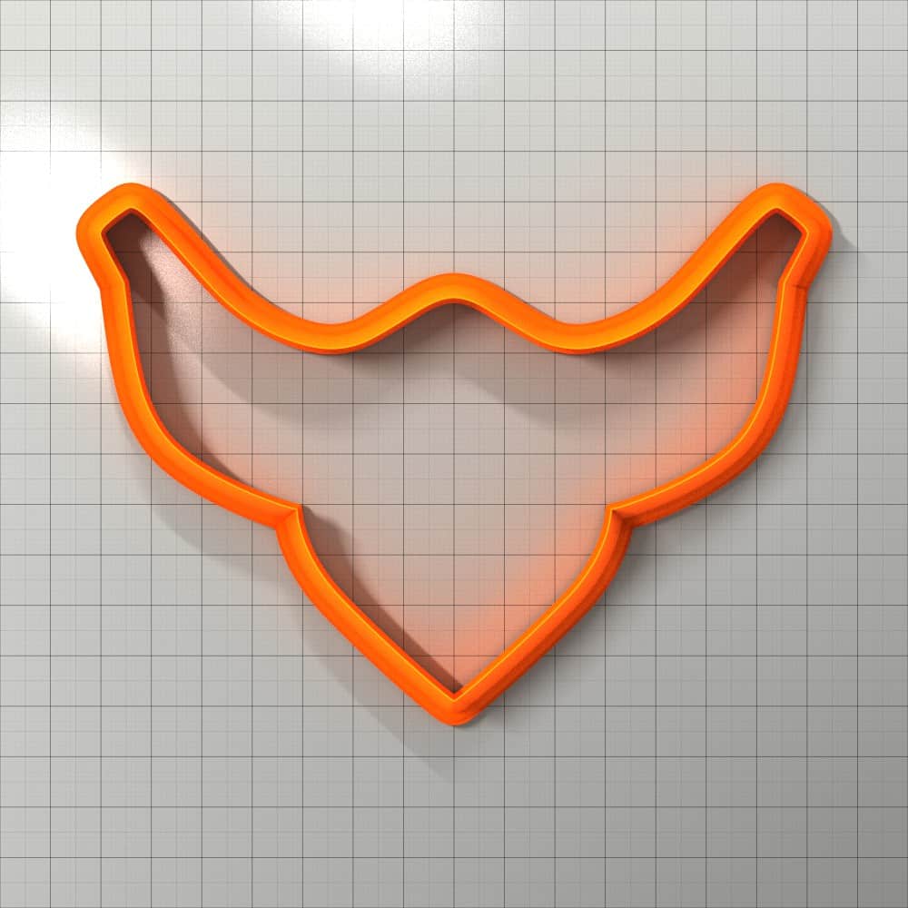 Statement necklace shape polymer clay cutter