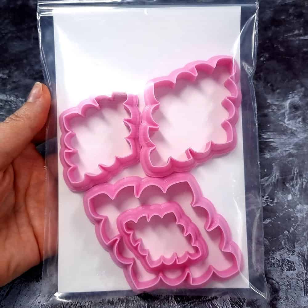 Charming Blossom Clay Cutter Plastic Cutters SweetyBijou Tools   
