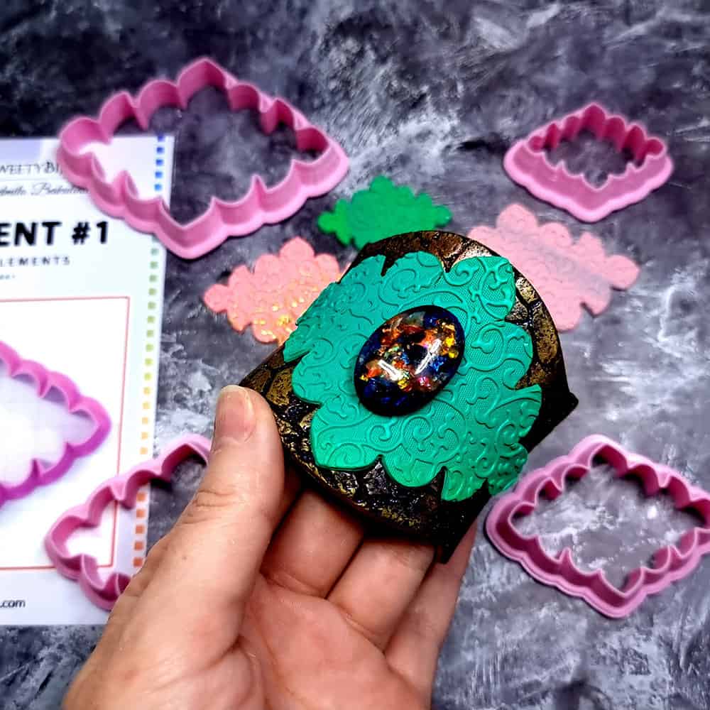 Charming Blossom Clay Cutter Plastic Cutters SweetyBijou Tools   