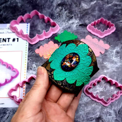 Charming Blossom Clay Cutter Plastic Cutters SweetyBijou Tools   