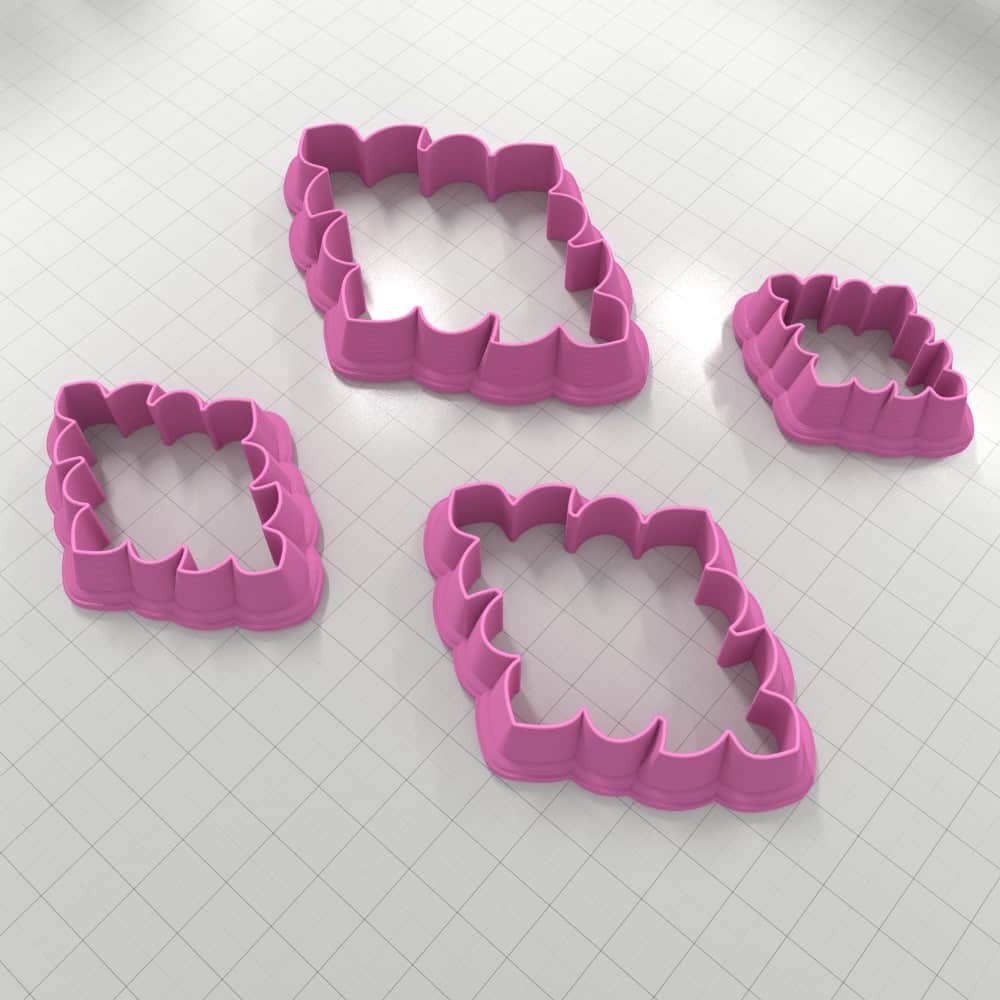 Charming Blossom Clay Cutter Plastic Cutters SweetyBijou Tools   