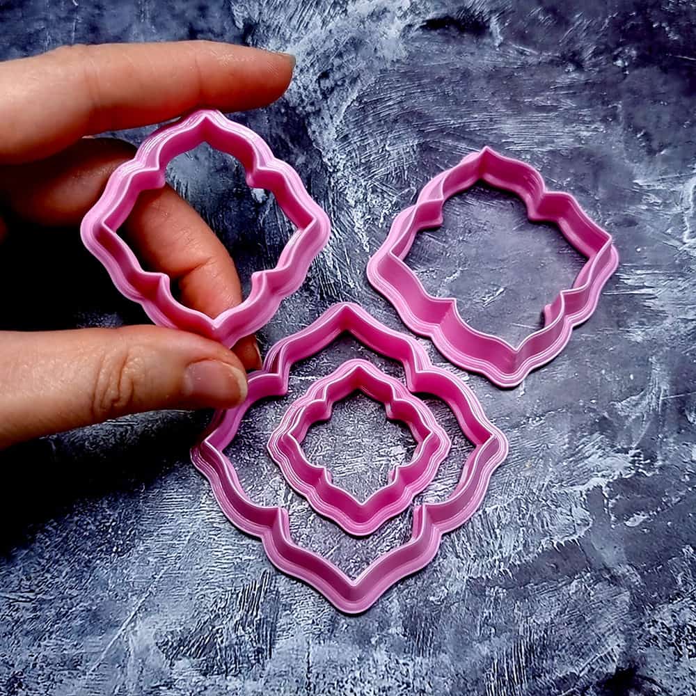 Fantasy Shape Clay Cutters Plastic Cutters SweetyBijou Tools   